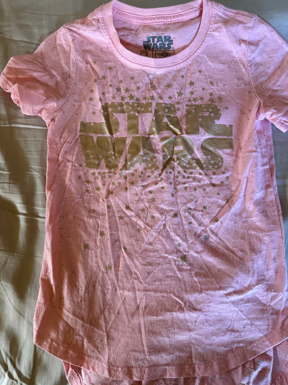 Mad Engine Star Wars pink short size 8